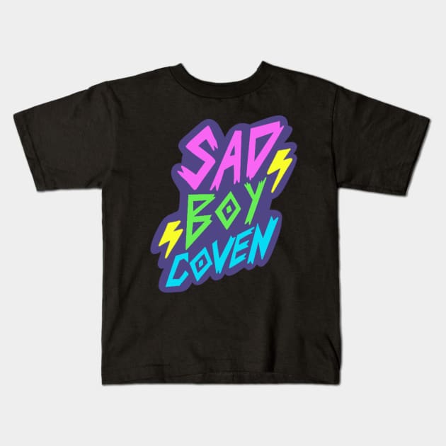 Sad Boy Coven Kids T-Shirt by jasmineclarino